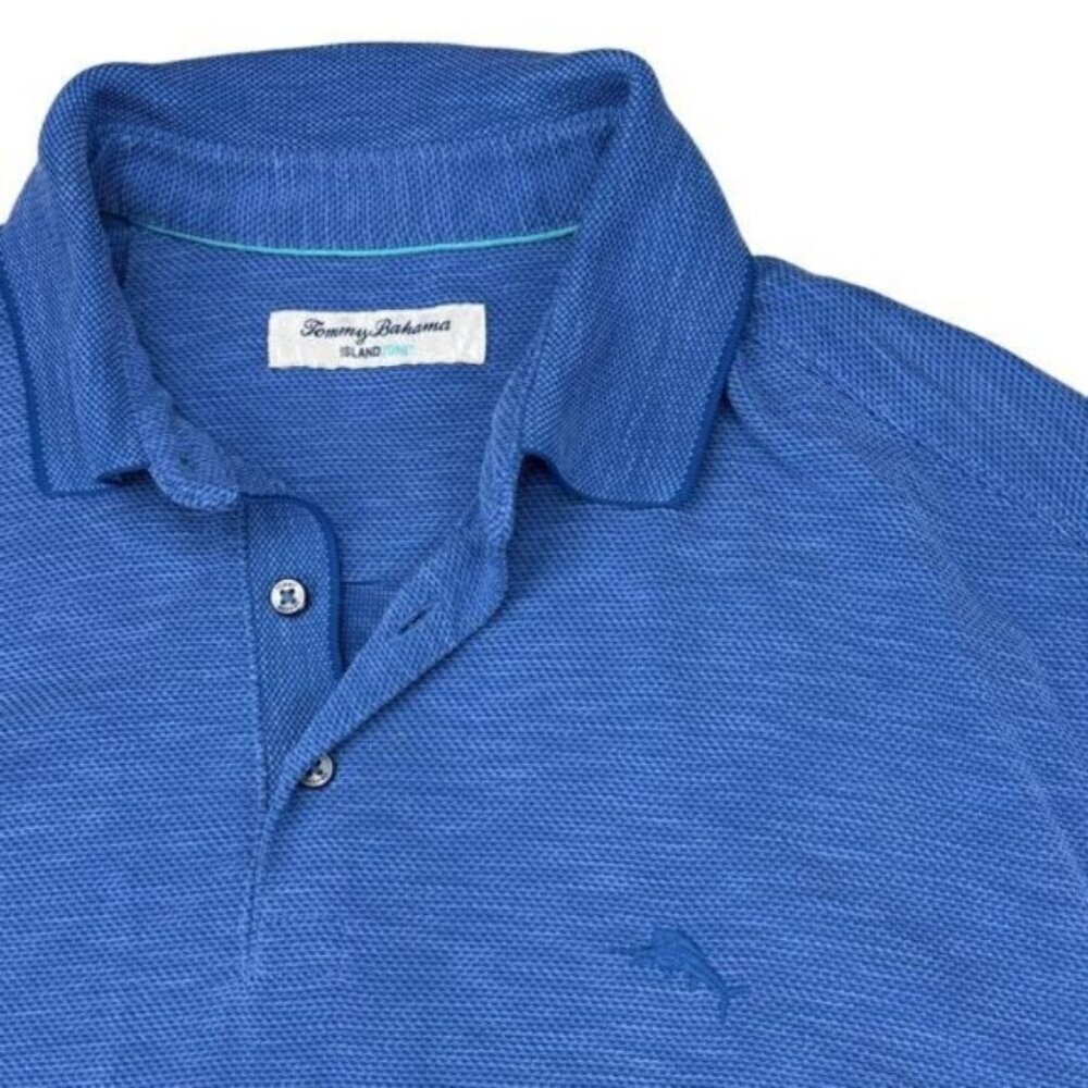 Tommy Bahama Men's Le Cruz Point Island Zone Polo Size Large - Picture 3 of 5